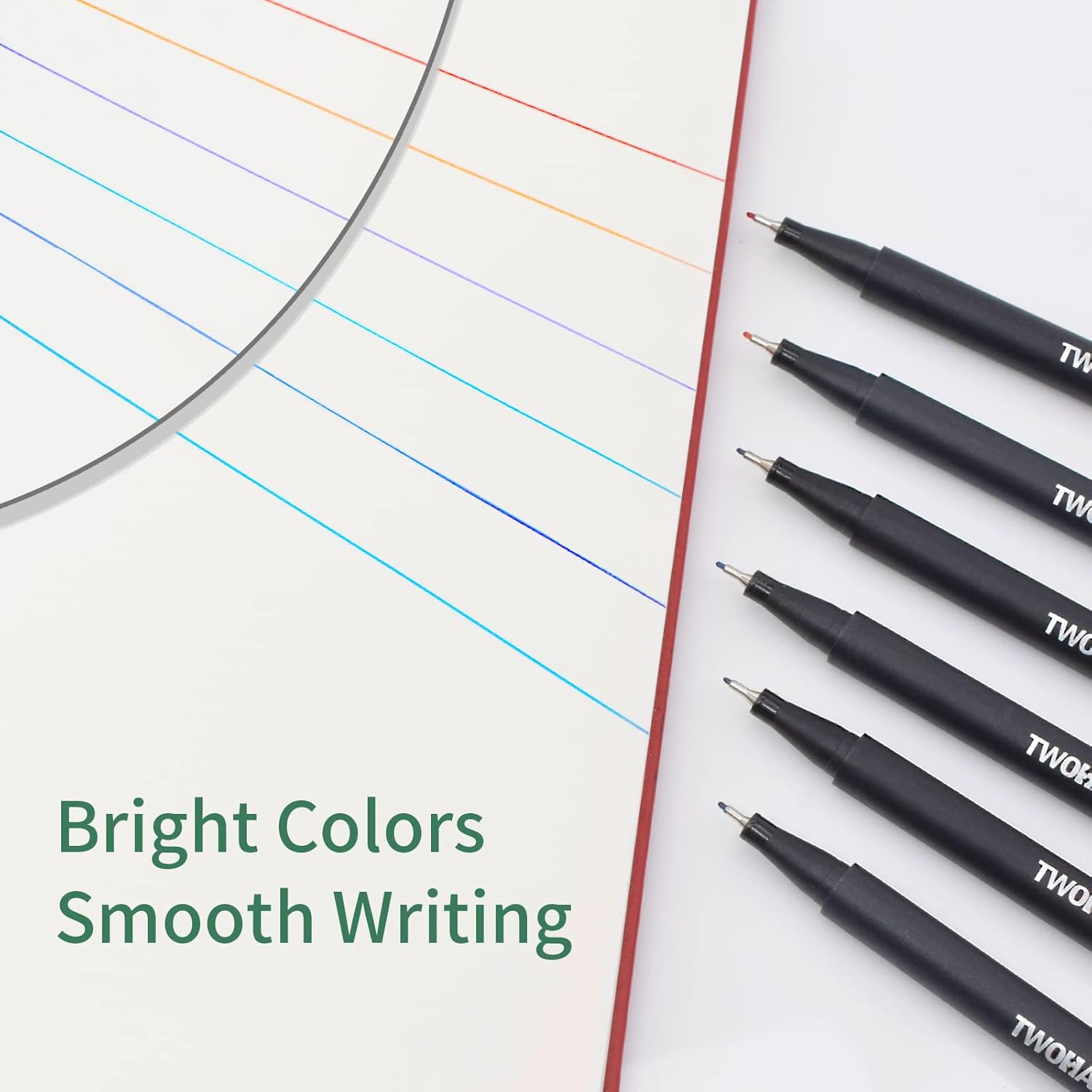 YISAN Colored Pens,Journal Pens,Fine Tip Pens,Fineliners,24 Bullet Journaling Markers for Drawing,Note Taking,No Bleed,Art Projects Supplies,70023 : Everything Else