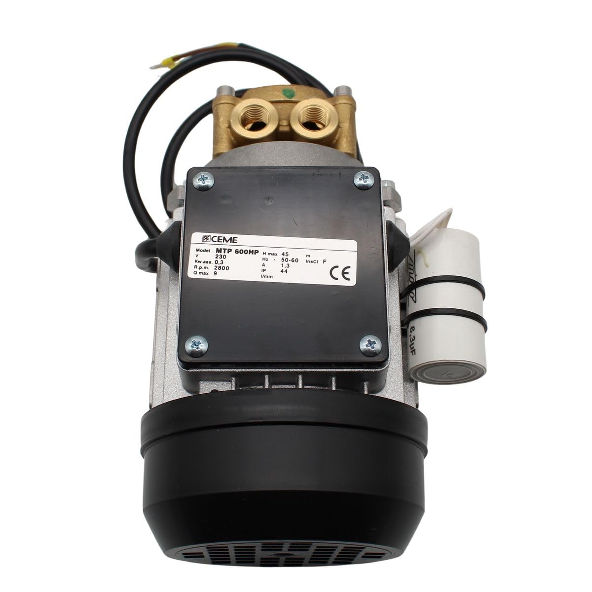 Pompe à eau MTP 600HP - Boîte plate - 230 V - 50 Hz - Condensateur pour poste à souder