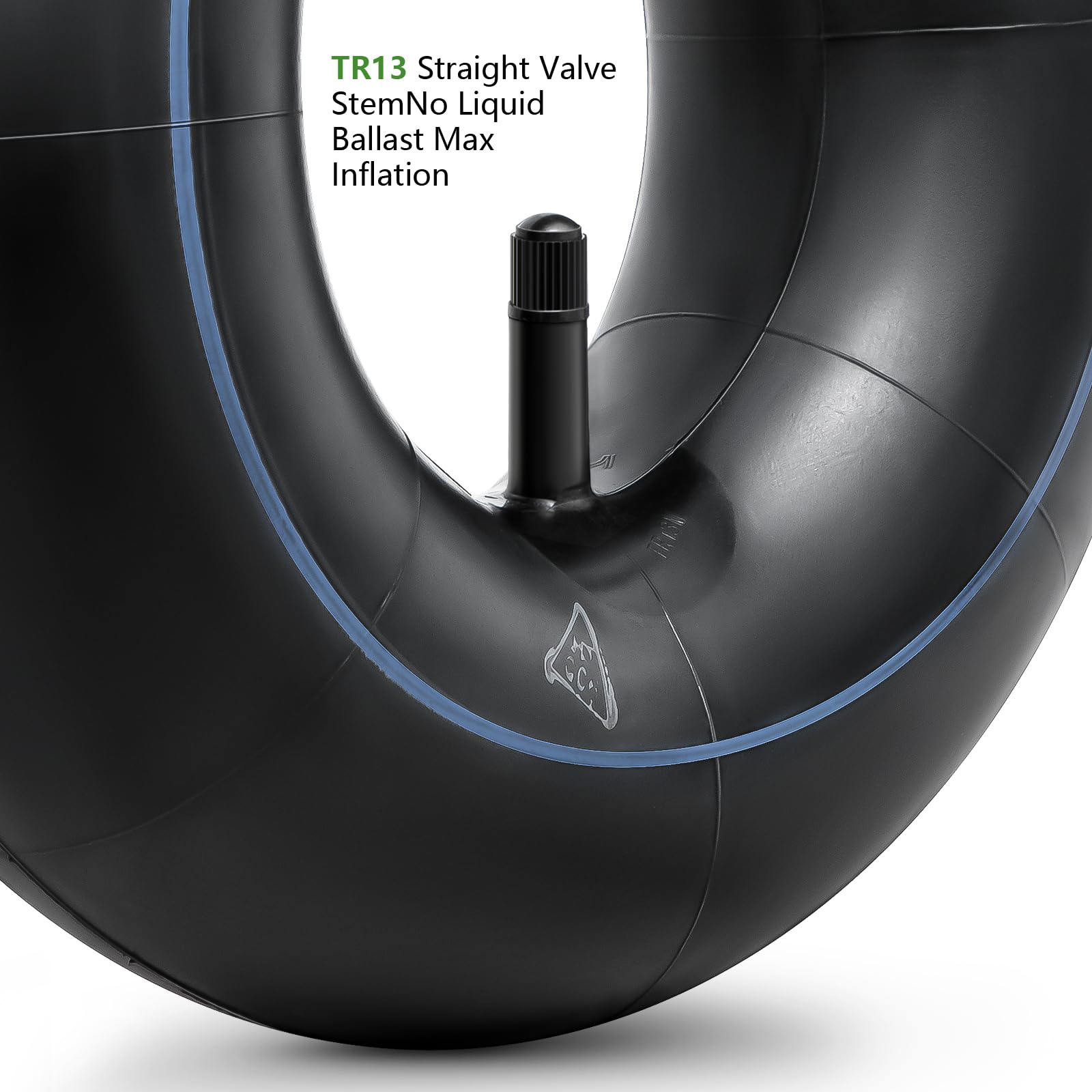 Heavy Duty 4.10/3.50-4 Replacement Inner Tube, TR-13 Straight Valve Stem for Wheelbarrows, Mowers, Hand Trucks, Tractors, Garden Carts, Golf Carts and More (Pack of 2) — view 4