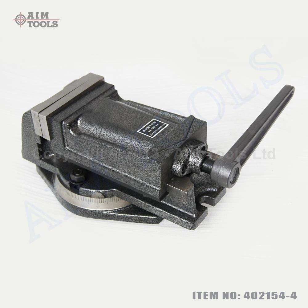 KATSU Morsa da Banco 4" 100mm, Base Girevole di Precisione a 360 Gradi, Trapano a Colonna Radiale Tornio e Fresatrice Morsetto per Meccanici e Ingegneri 4021544