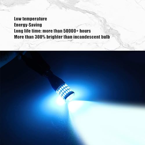 Miniatura 3 de Bombillas LED superbrillantes de baja potencia T15 912 W16W 921 con proyector de repuesto para luces de posición laterales de carga de respaldo,