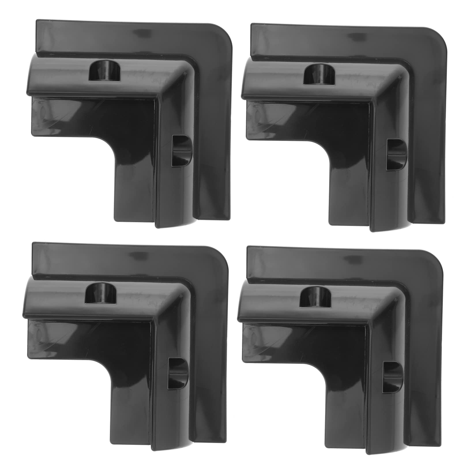 Levemolo 4 piezas Soporte Solar para Paneles Kit de Abrazaderas de Montaje para Autocaravanas y de Plástico Duradero para Instalación Techo y Vehículos