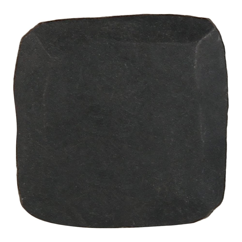 (Set of 6) 3/4 x 1 Inch(Approx.) Rectangular Flat Head Decorative Iron Nails/Clavos, Natural Black Iron Finish