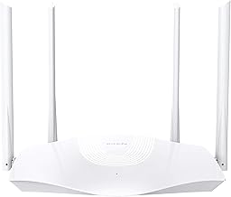 Tenda Wi-Fi 6 Router AX1800 Smart WiFi Router (RX3) -Dual Band Gigabit Wireless Internet Router，with MU-MIMO+OFDMA, 1.8GHz Quad-Core CPU, Up to 1200 Square Feet Coverage(4 Rooms) & 64 Devices