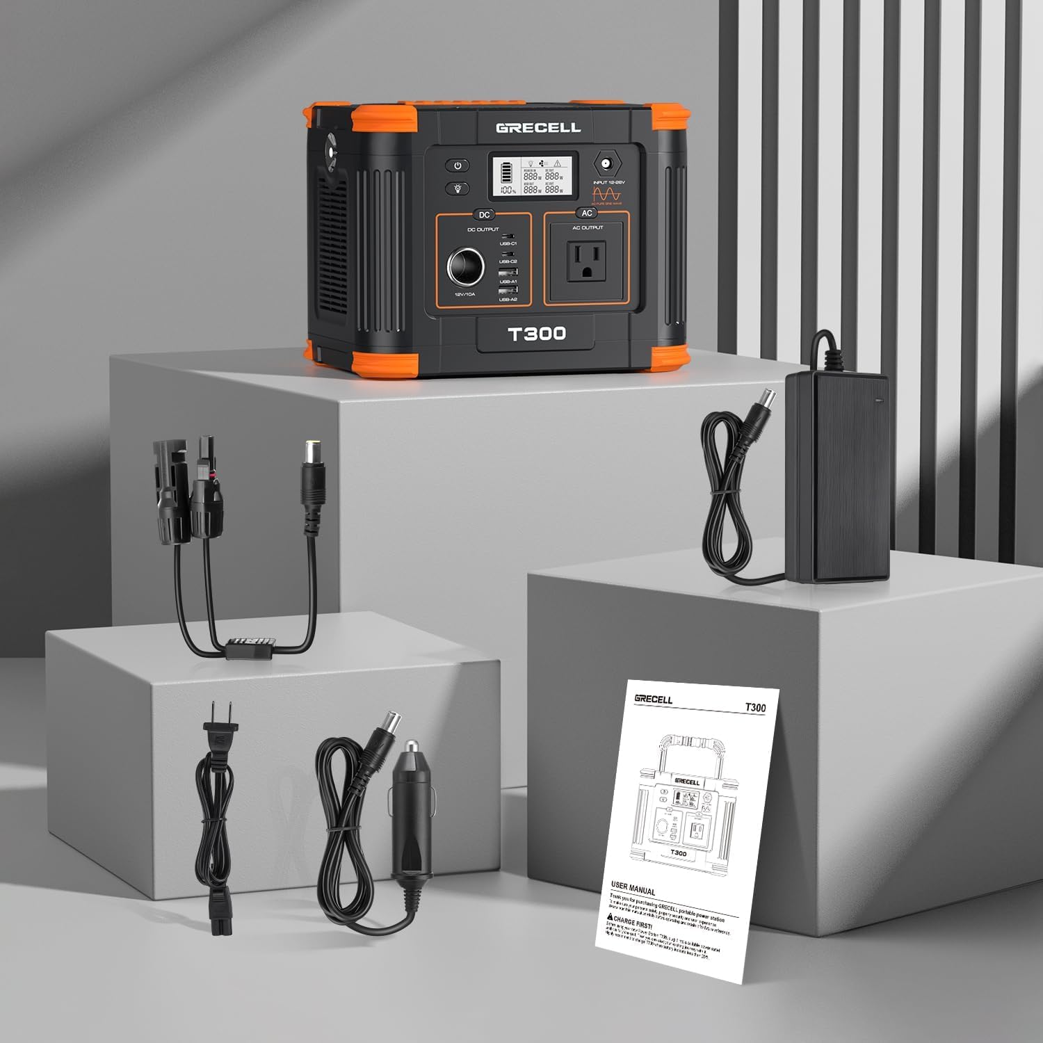 Power station portatile da 300W,288Wh
