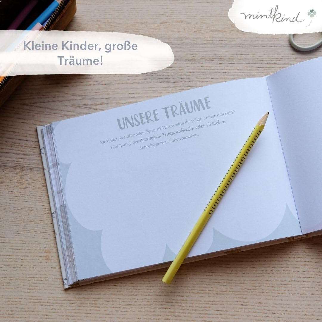 mintkind® Livre d'amitié pour l'école primaire - Mes amis d'école pour filles et garçons - Cadeau de rentrée des classes