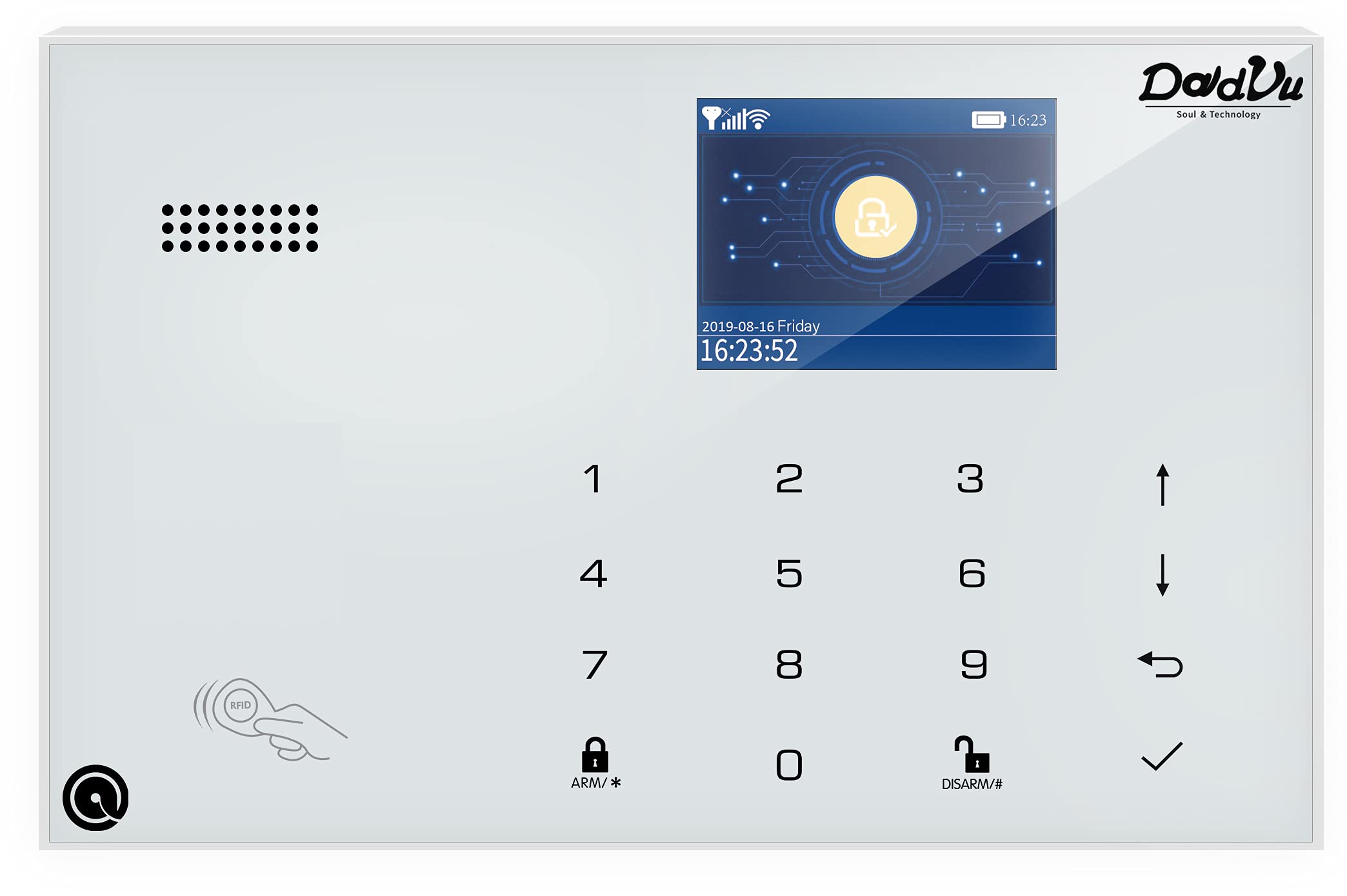 Sistema de Alarma para casa DV-1A3G V3, Marcador telefónico 4G, 99 Zonas inalámbricas y 3 Filas