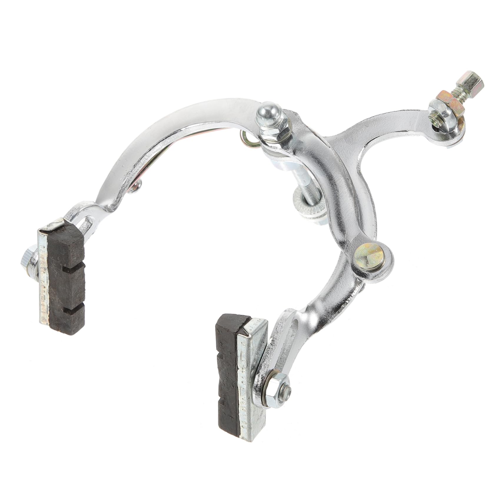 GOOHOCHY 2pcs Metal Rubber Bike Brake Calipers Long Reach for Cycling Replacement Caliper Set for Bicycle