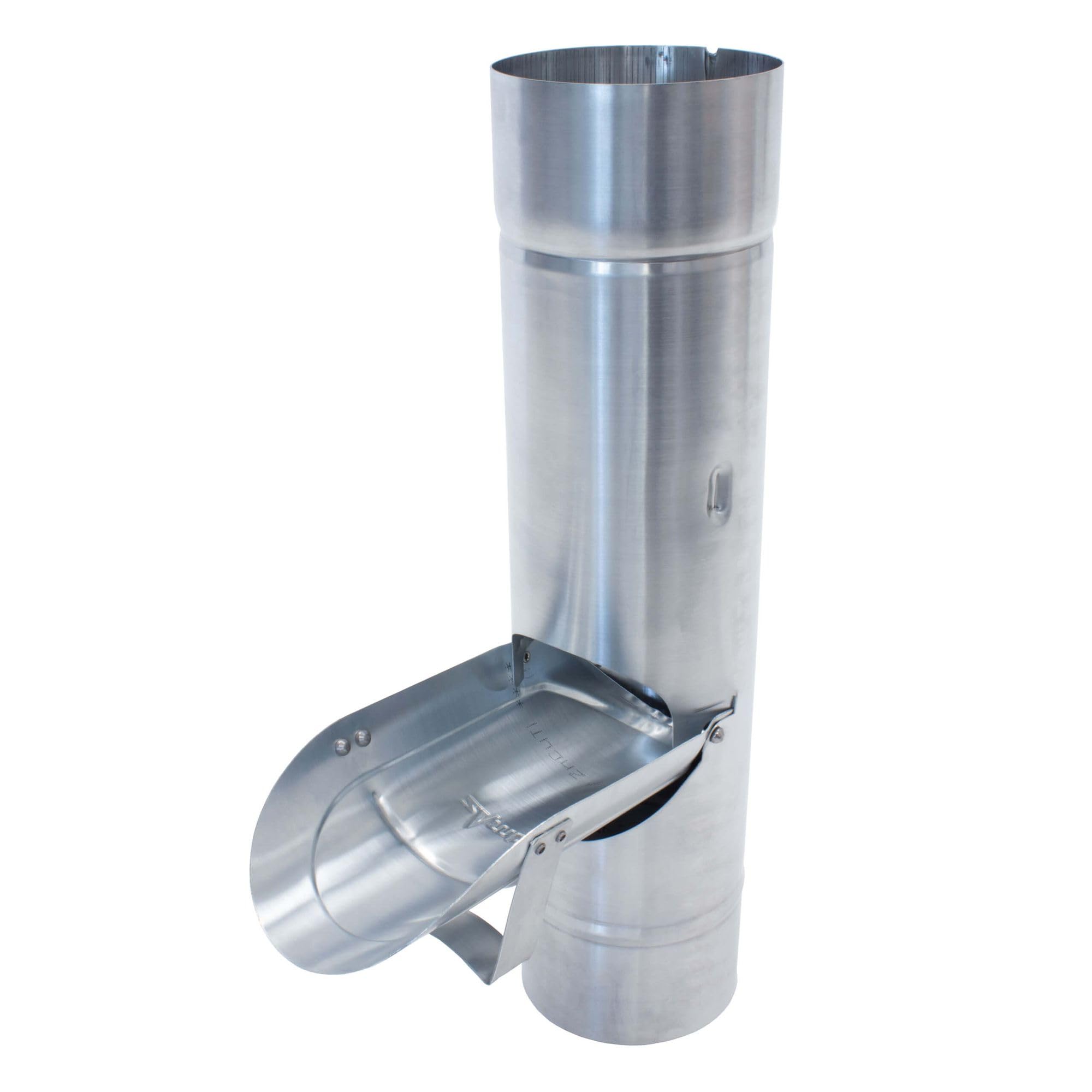 ZAMBELLI Regenrohrklappe 120mm Silber