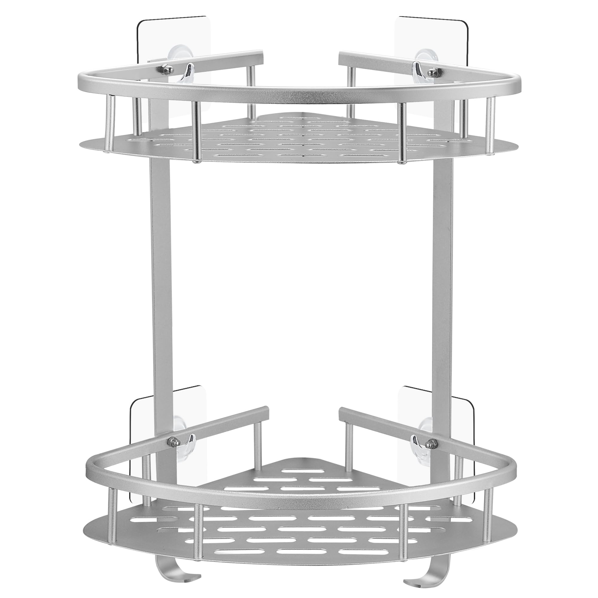 Douchemandje zonder boren, doucheplank om op te hangen, shampoohouder voor douche, douchemand zonder boren, douchehouder, doucheplank, badkamerrekje, zeephouder SS304, roestvrij staal, 30 x 13 x 8,5