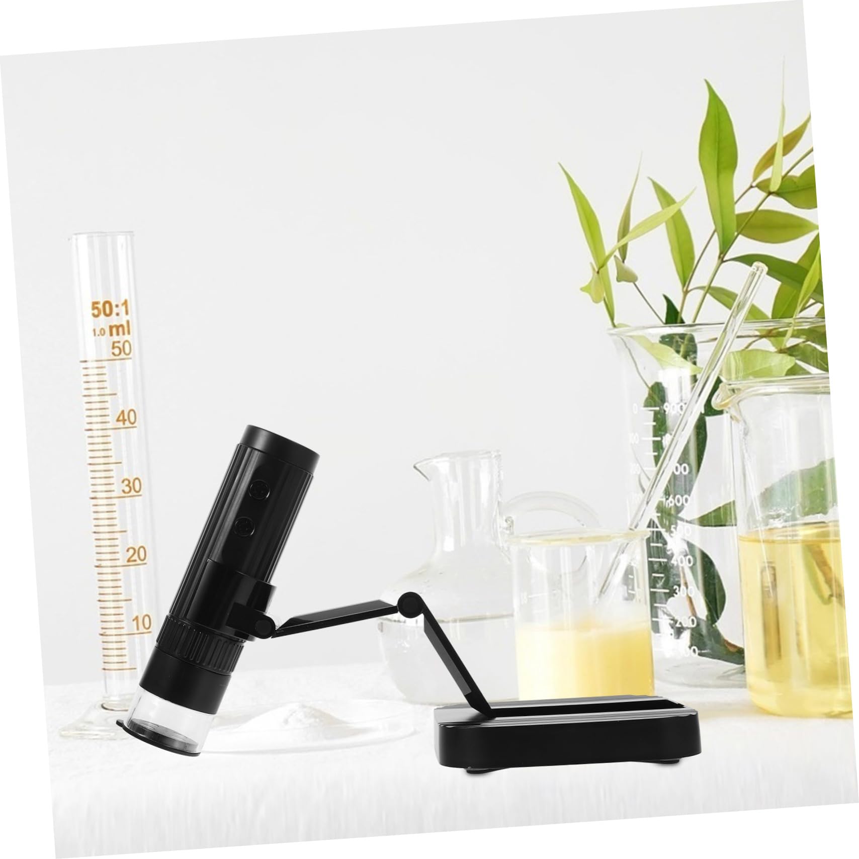 BESTonZON Microscopio Digital Portátil USB de Mano, 50-1000 Aumentos, Alta Resolución, Compatible, Adecuado para Inspección y Belleza