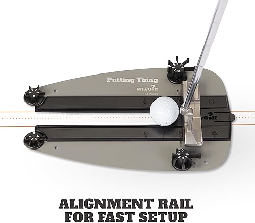 Miniatura 4 de WHYGOLF WHYGOLF Putting Thing  Entrenador de accesorios de golf para mejorar la precisión del putt  Práctica ecológica  Putter de golf Ayuda de