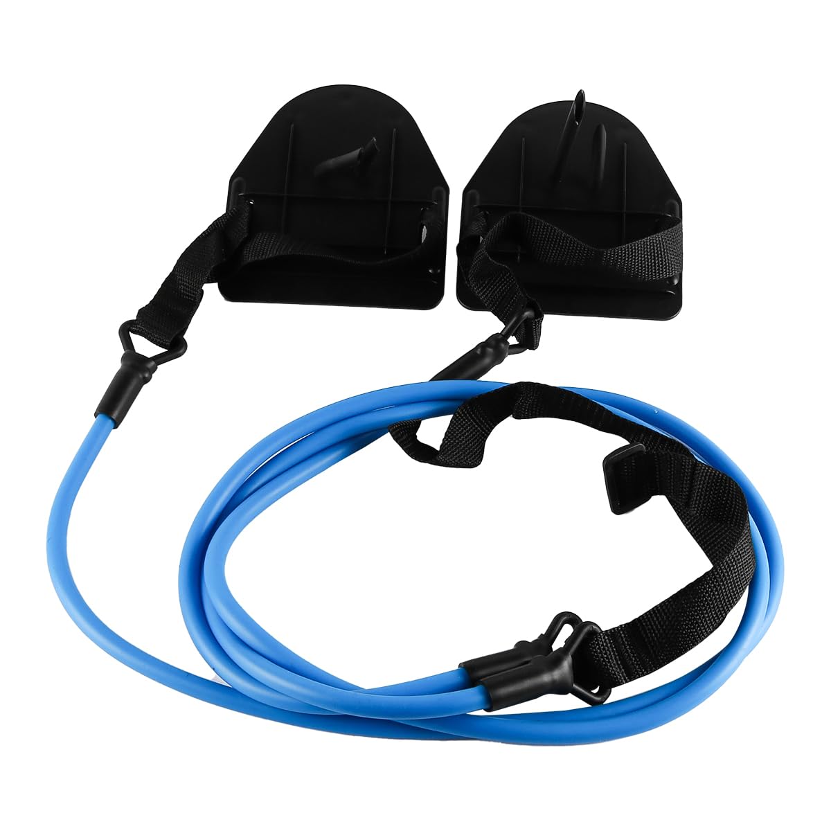 Muiltvoe Resistance Bands Arm Strength Trainer Swimming Strength Trainer Belt Arm Exercise Bands for Free Swimming(Blue 40lb)