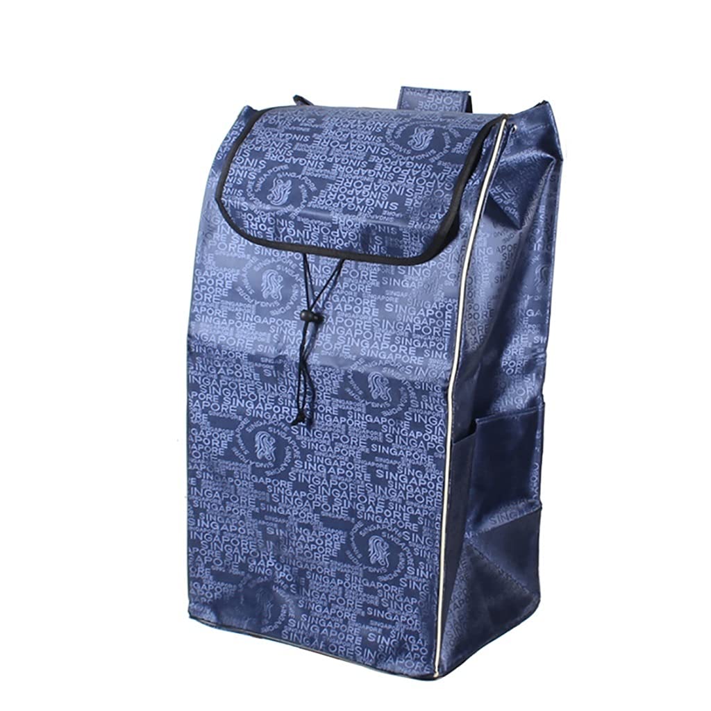 Shopping Cart Bag, Trolley Replacement Bag, Waterproof Storage Bag with Side and Front Pockets, 72L (Color : A)