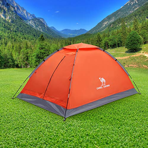 Camel Crown 2 Person Camping Dome Tent, Waterproof, Lightweight Portable Backpacking Tent For Outdoor Camping/Hiking #TOP7