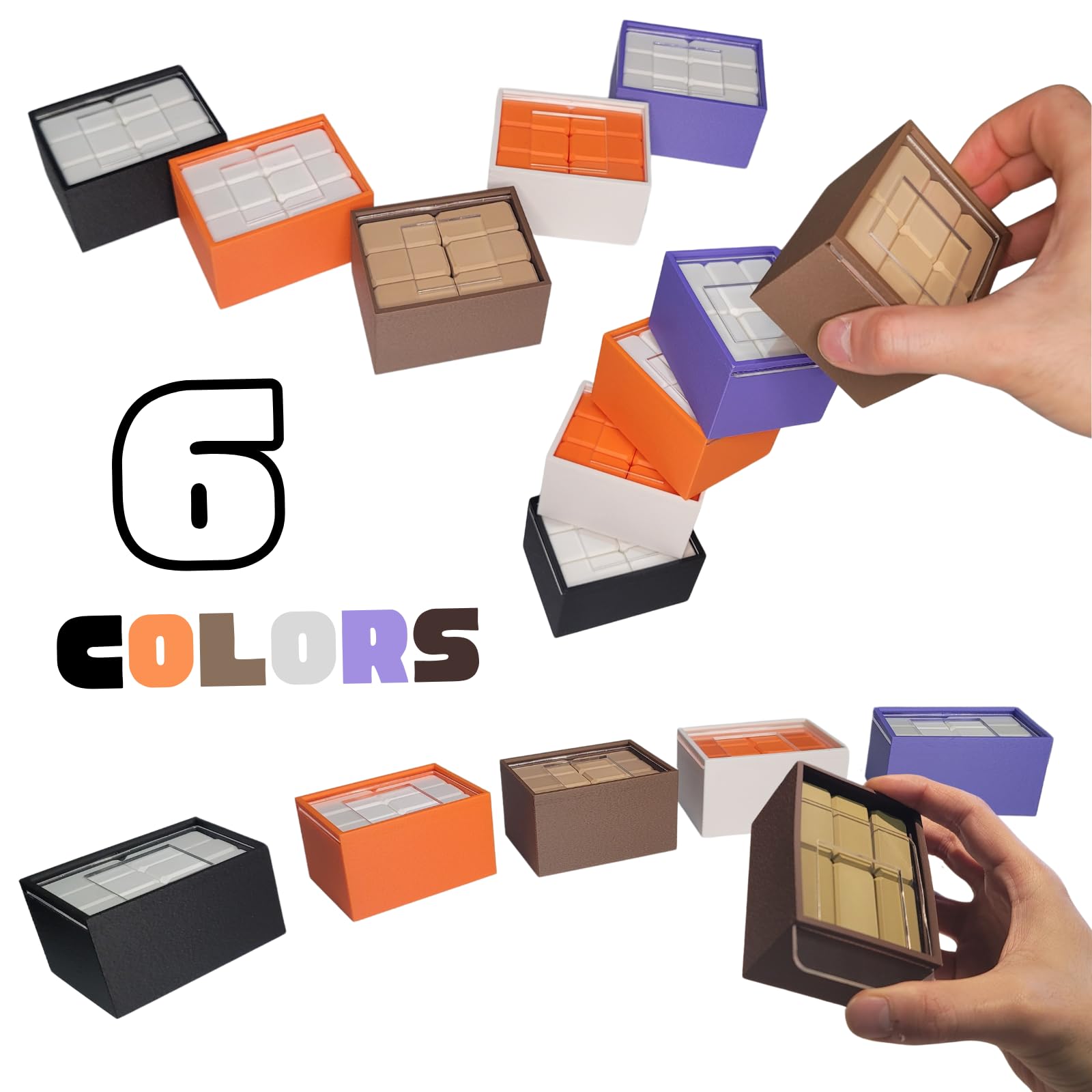 Amazon | Quadroパズル – 大人と若者向けの頭の体操パズル | ガラス