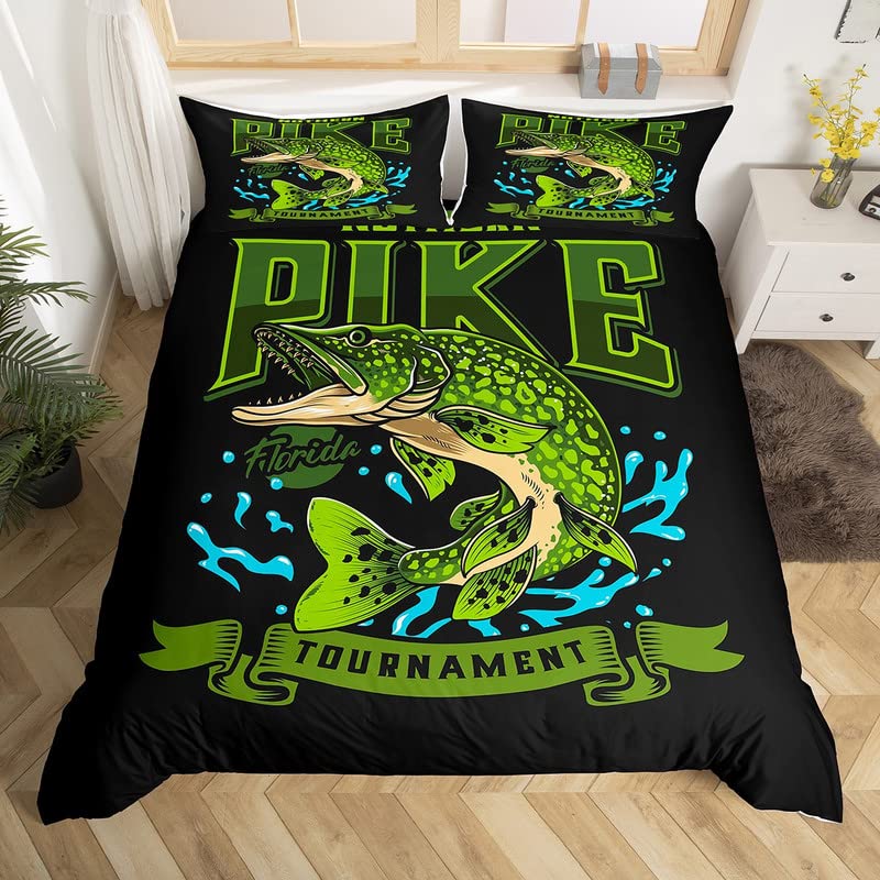 LLXXHH Koi-Fisch Bettwäsche Set - Mikrofaser Bettbezug Mit 3D-Druck