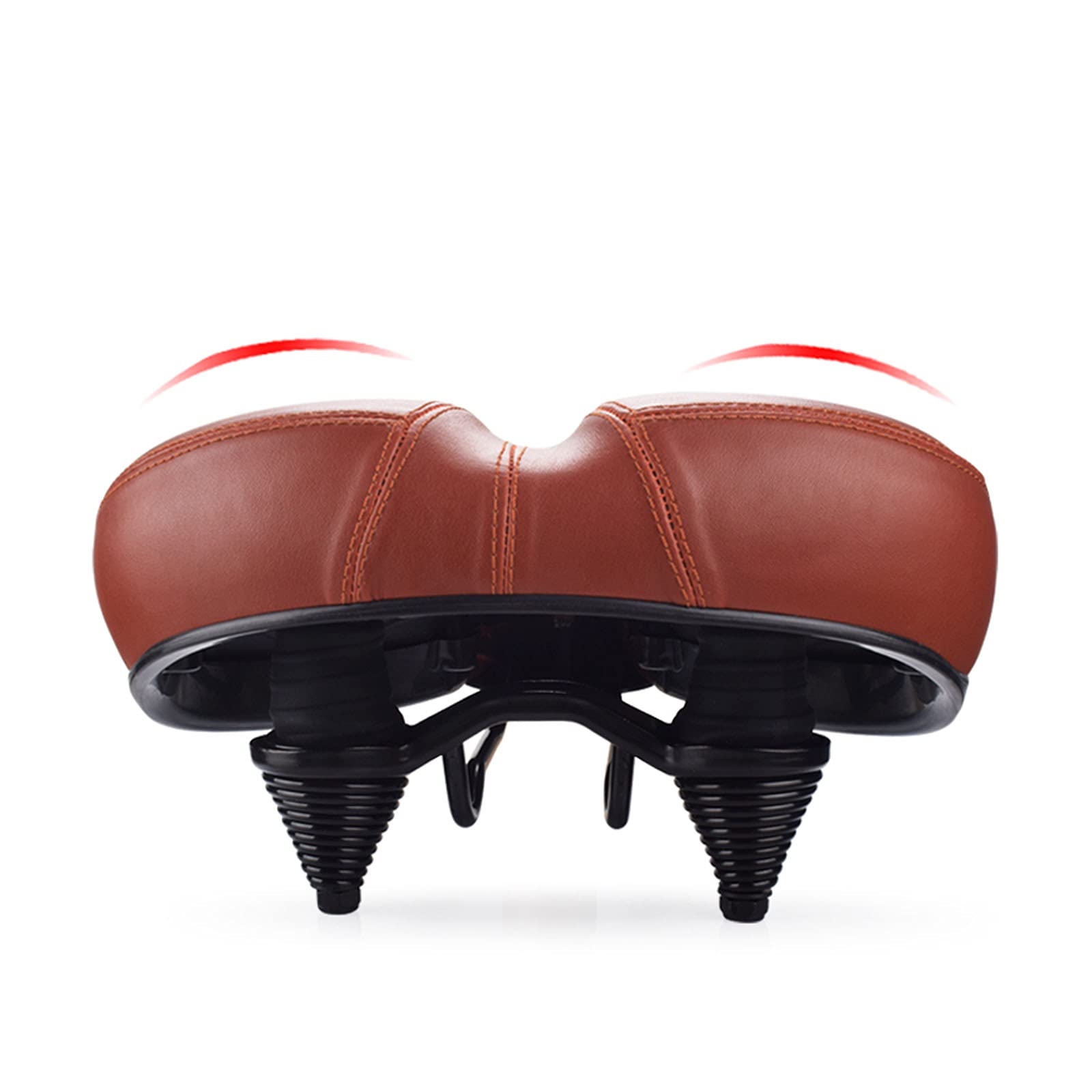 Selle Velo Ultra Confortable, Selle Gel Ergonomique Imperméable et Respirante Selle Vélo Gel à Design Creux Respirant,Coussin de vélo Large et Souple, pour Bicyclette/VTT/Vélo de Route,Silica Gel,A