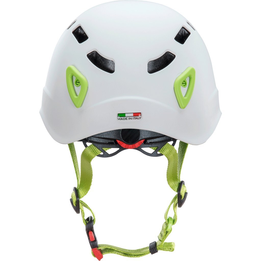 Climbing Technology Casco per arrampicata ECLIPSE Verde regolabile da 48 a 56 cm
