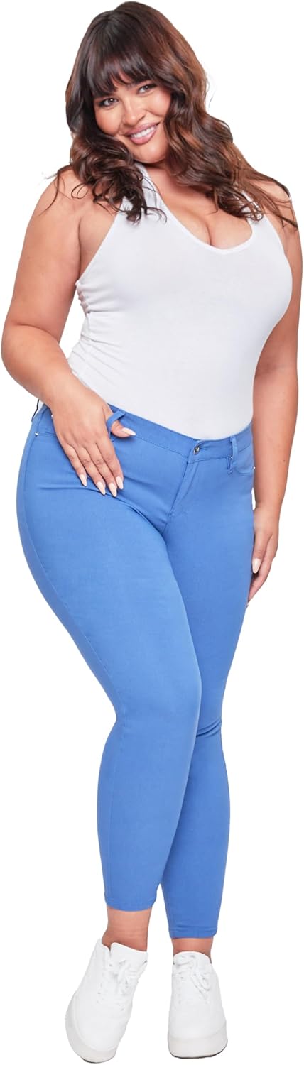 YMI Women’s Hyperstretch Skinny Work Casual Mid-Rise Pants