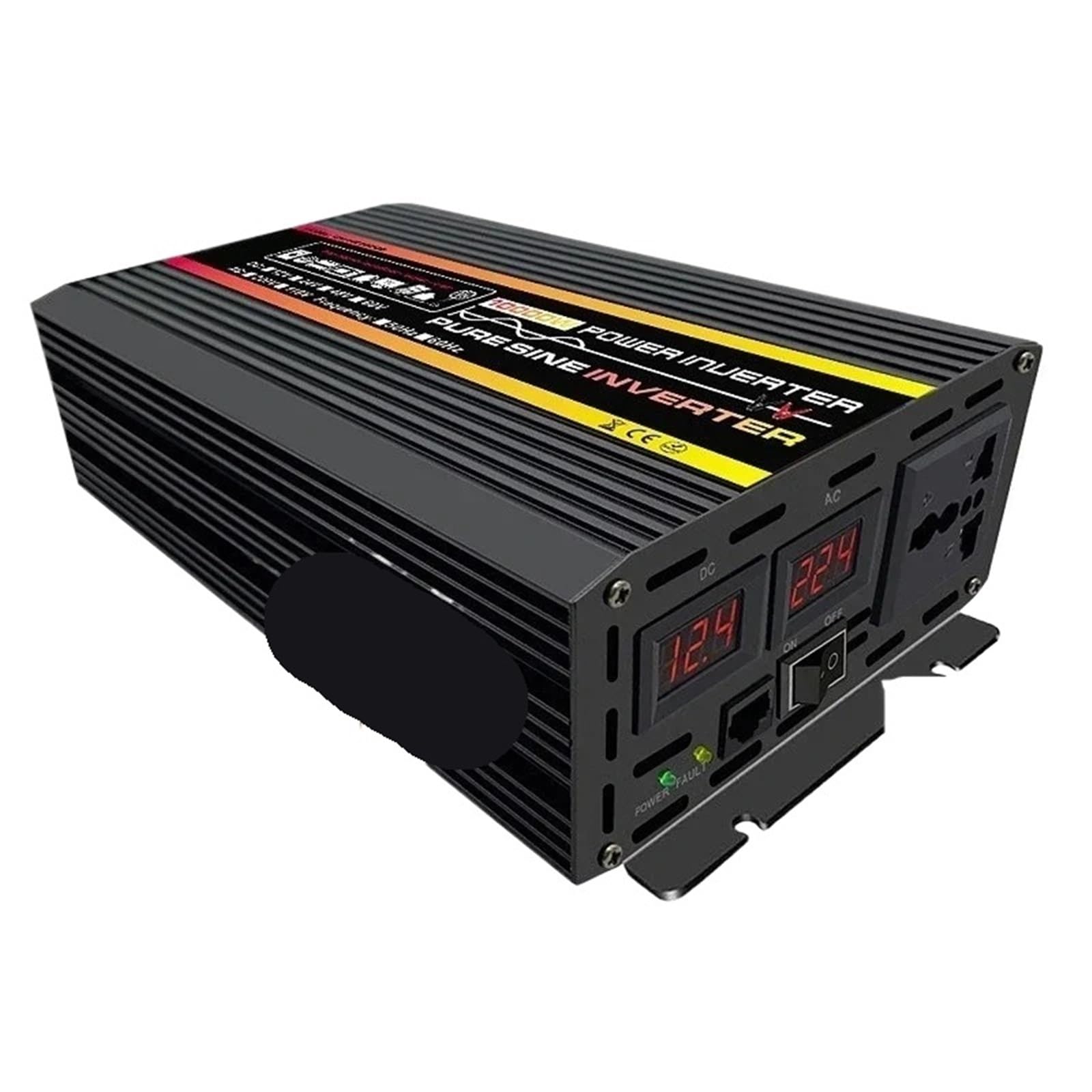 Onduleur Solaire à écran LCD 10000 W 48 V vers AC Transformateur de Tension Onde sinusoïdale Pure Convertisseur Charge Voiture Camping en Plein air