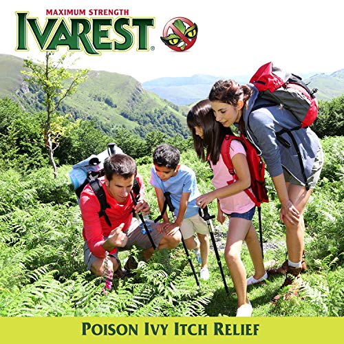 Image of Ivarest Poison Ivy Itch Cream, 2 Ounces, Poison Ivy Cream, Max Strength-Poison-Ivy Relief, Poison-Ivy Treatment, Poison-Oak, Insect Bite Relief,Fast-Acting Itch-Relief,Anti-Itch,Medicated (Pack of 2)