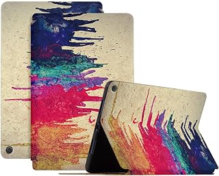 Ultra Thin for Amazon Fire HD 8 (2022) 8.0 inch Multi-Angle Viewing Stand Tablet Case TPU + PU Leather Kickstand Case[Oil Painting Series]- 06