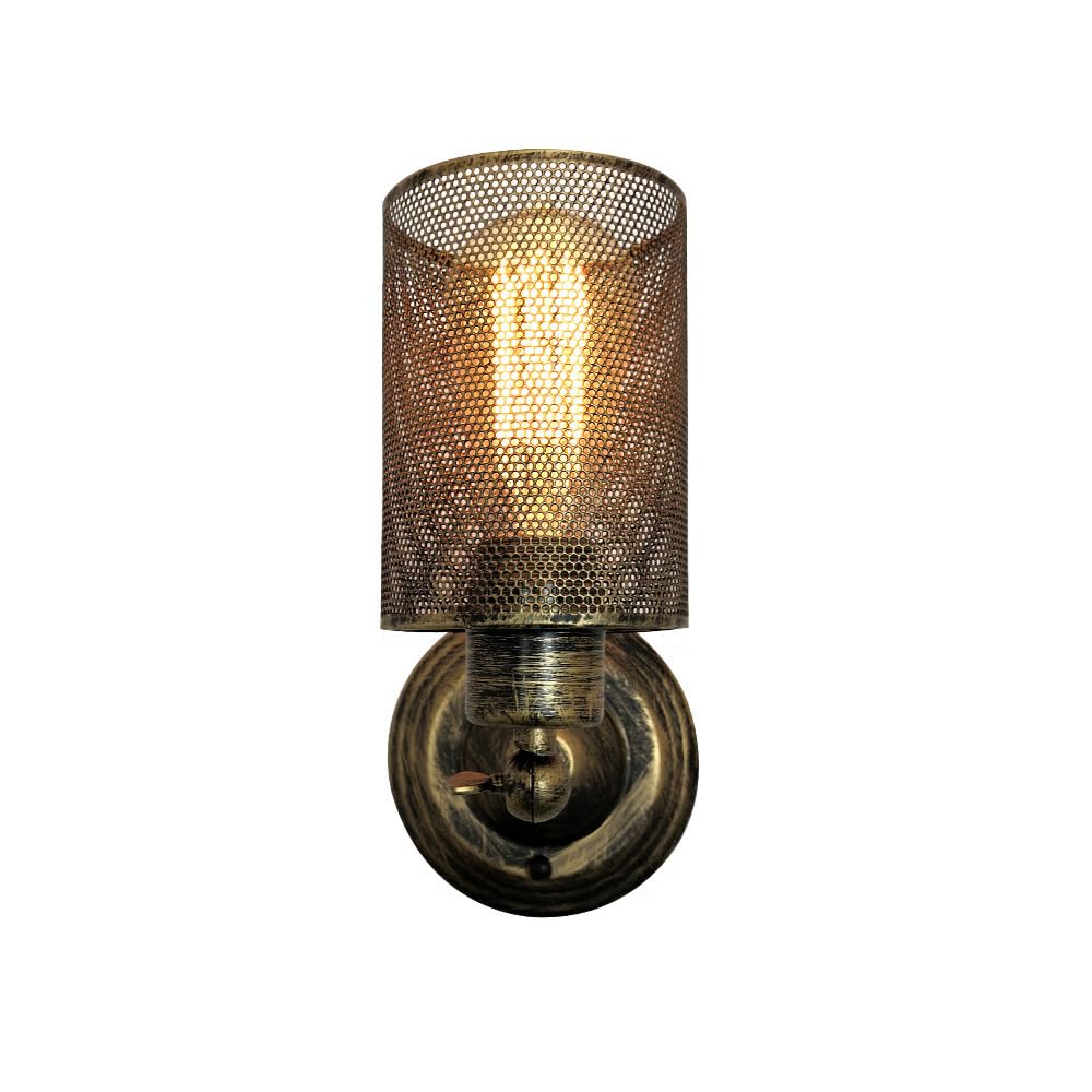 Zestaw 2 lamp ściennych z bateriami w stylu industrialnym w stylu rustykalnym, bezprzewodowym, z możliwością wielokrotnego ładowania, ściemniania, do sypialni, stolika nocnego lub zagłówka