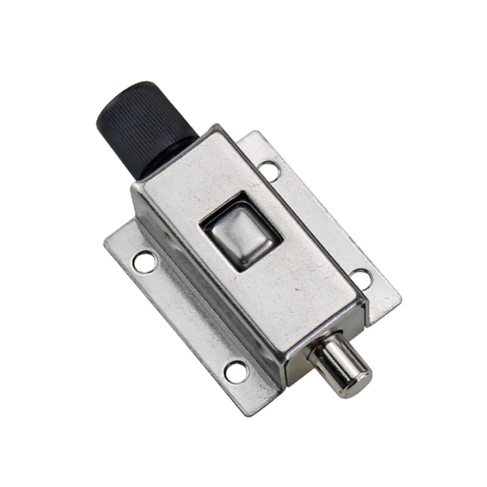 Cerradura de perno automática de acero inoxidable DK611-2-A - Pestillo con resorte for puertas, ventanas y gabinetes eléctricos - 1 pieza