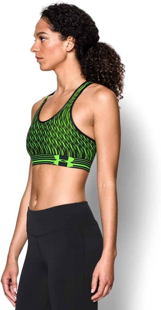 Under Armour Women's Mid Printed Sports Bra
