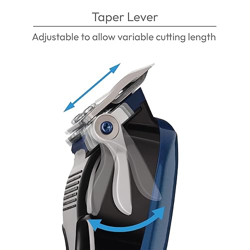 Miniatura 6 de Red Pro Cortadora de pelo de titanio fabricada en Estados Unidos a partir de piezas importadas, hoja de acero al carbono