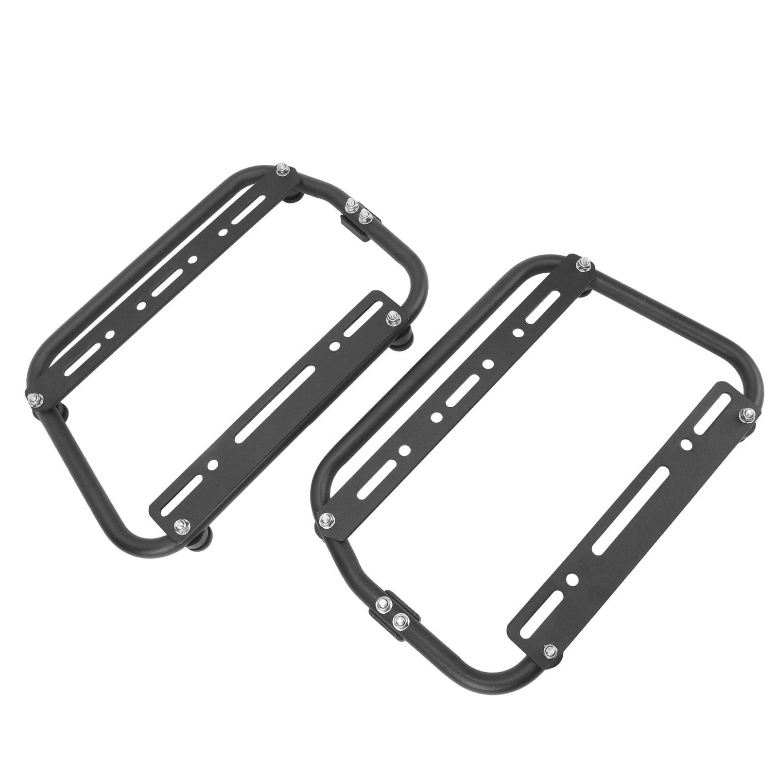 Soportes Laterales para Motocicleta, Barra de Soporte para alforjas de aleación de Aluminio con Alta Capacidad de Carga, Soportes universales de Transporte Lateral para alforjas