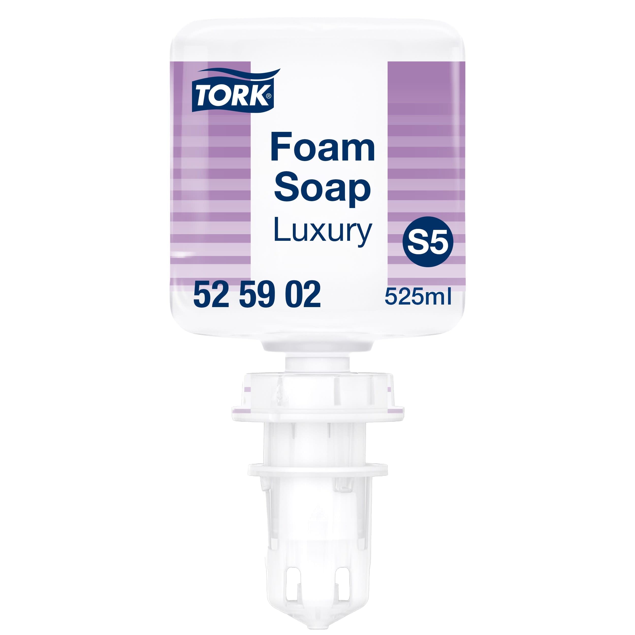 Tork Luxuriöse Hand Mini Schaumseife S5, werkseitig versiegelter Flakon, 8 נ525 ml, 525902
