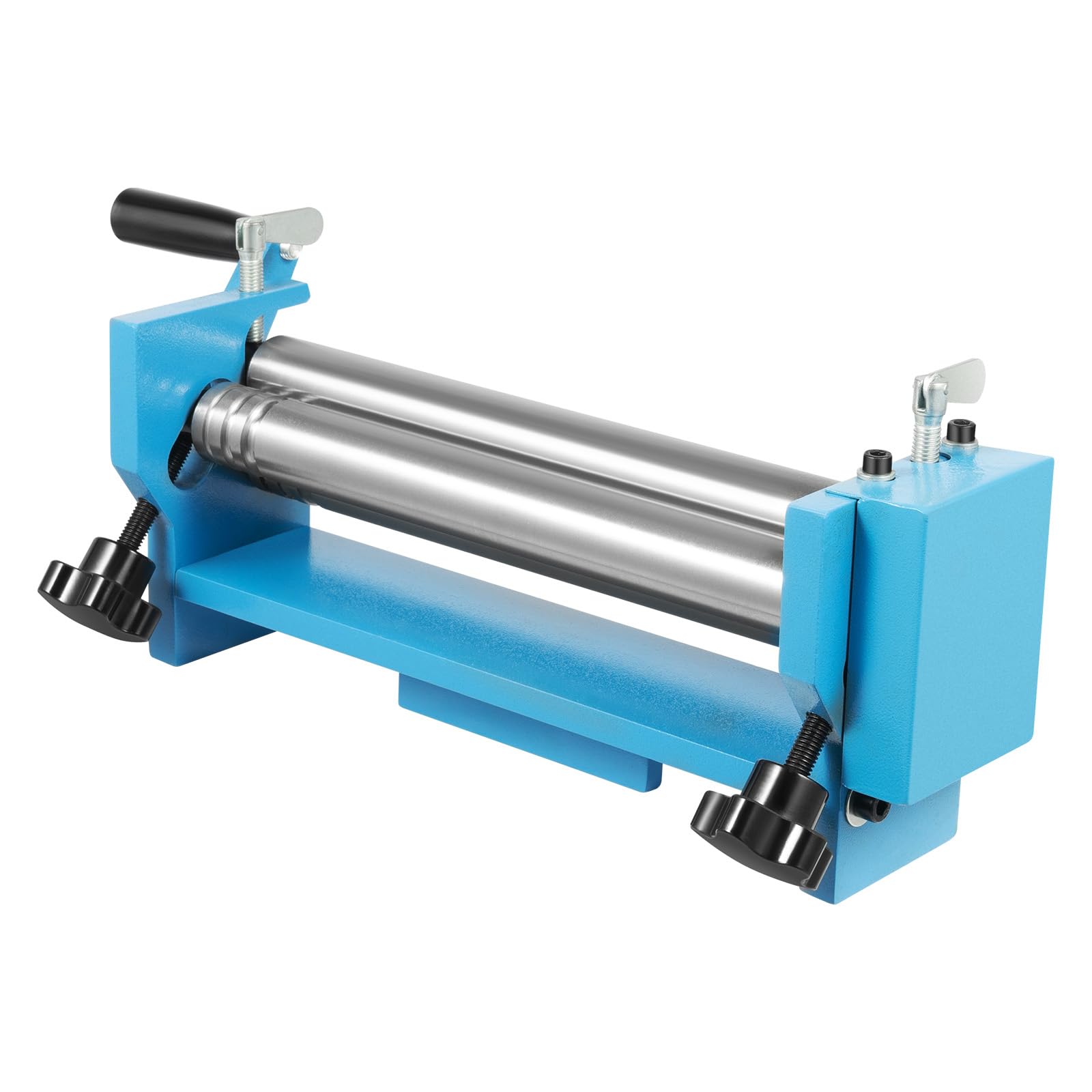 Máquina dobladora redonda de 3 rodillos, dobladora manual, para piezas de trabajo de hasta 300 mm y 2 mm, chapas de acero laminadas, láminas de cobre, láminas de aluminio