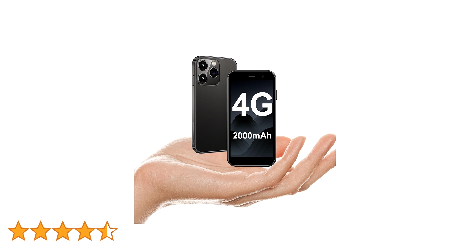 3.0インチ HD スクリーンのミニスマートフォン(ブラック) Amazon | 4G ミニスマートフォン、3.0 インチ HD スクリーン