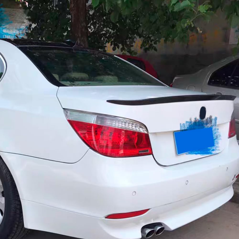Alerón Trasero para Serie 5 E60 P Estilo 2004-2010 Negro Brillante Plástico ABS Tuning Deportivo Aerodinámico Fácil instalación Diseño Exclusivo AUTOVISION