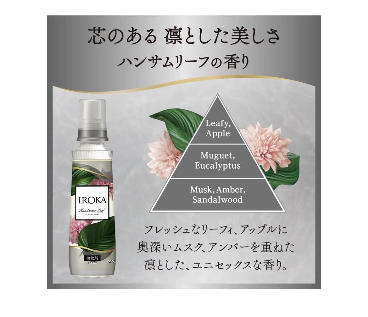 IROKA ハンサムリーフ 超特大サイズ 2.5倍 1200ml 10個 Amazon | 【2個セット】 IROKA 柔軟剤 ハンサムリーフ 詰替 超特大