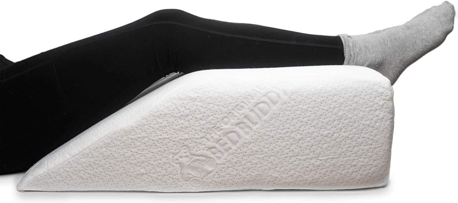 memory foam leg elevation pillow