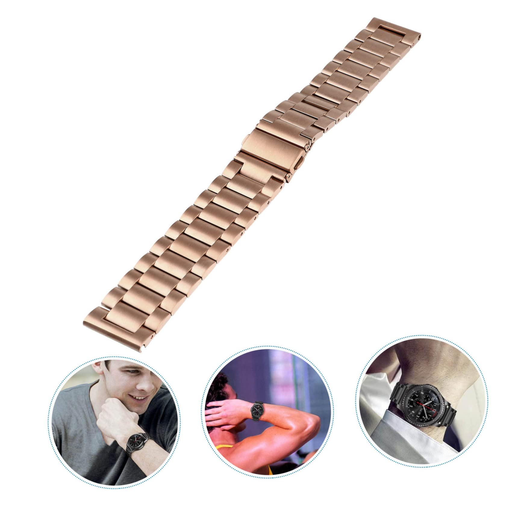 Uonlytech 3pièces Bracelet Pour Montre Gen Élégant Et Confortable Pour Toutes Occasions