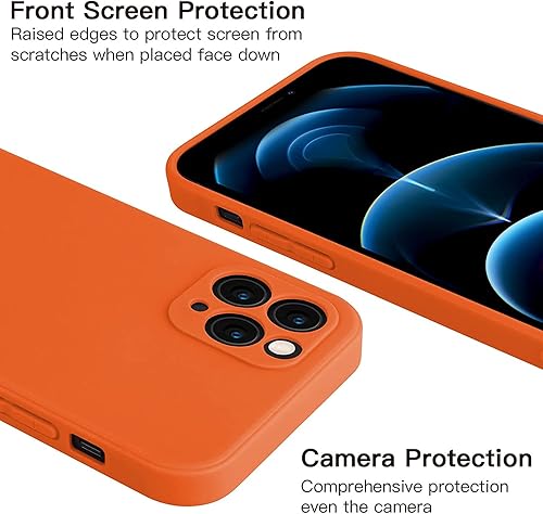 Miniatura 4 de Funda para iPhone 13 Pro Max compatible con iPhone 13 Pro Max fundas de gel de silicona mate con protección de cuerpo completo antiarañazos, a
