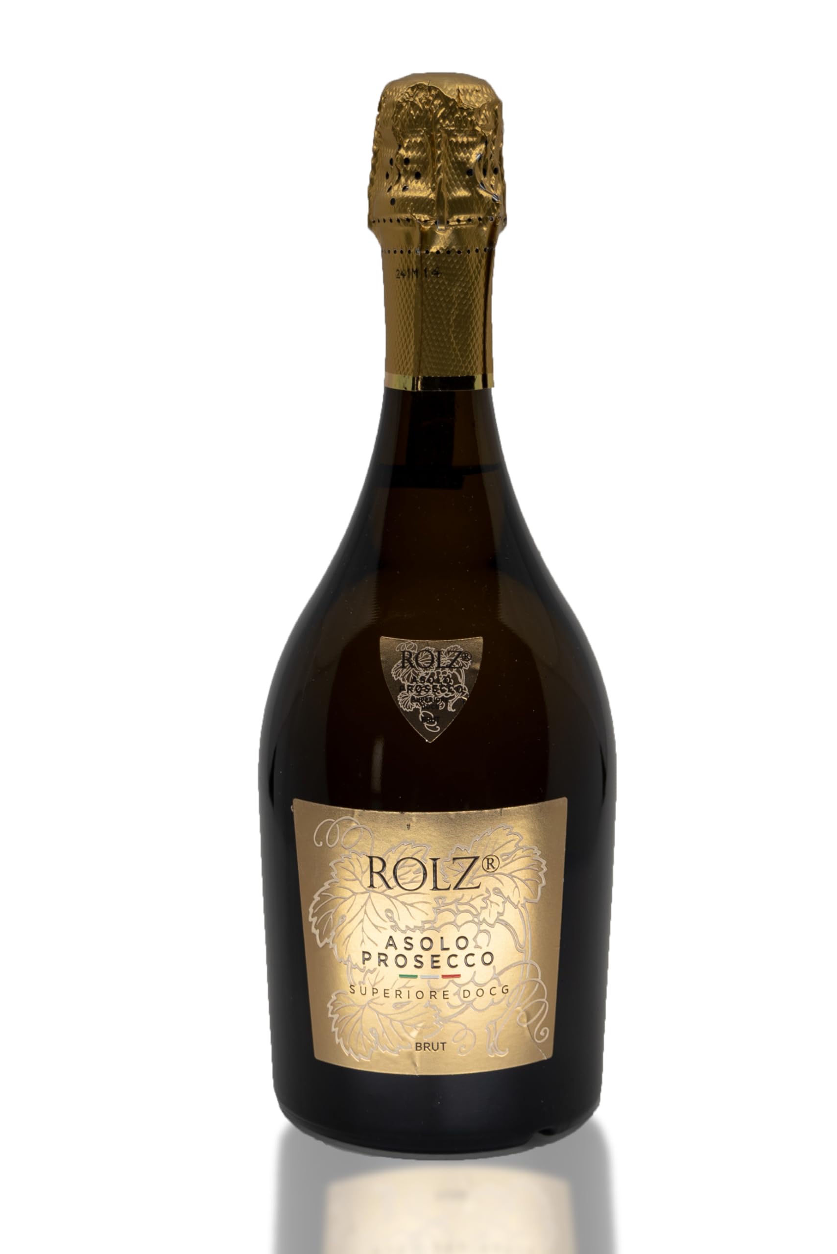 PROSECCO ROLZ DOCG ASOLO-Lot de 3 bouteilles-Vin pétillant- 11% Prosecco D.O.C.G brut, Vin Petillant, Élaboré à Partir du Cépage Glera de Asolo, Goût Fruité et Floral, 3x750 ml