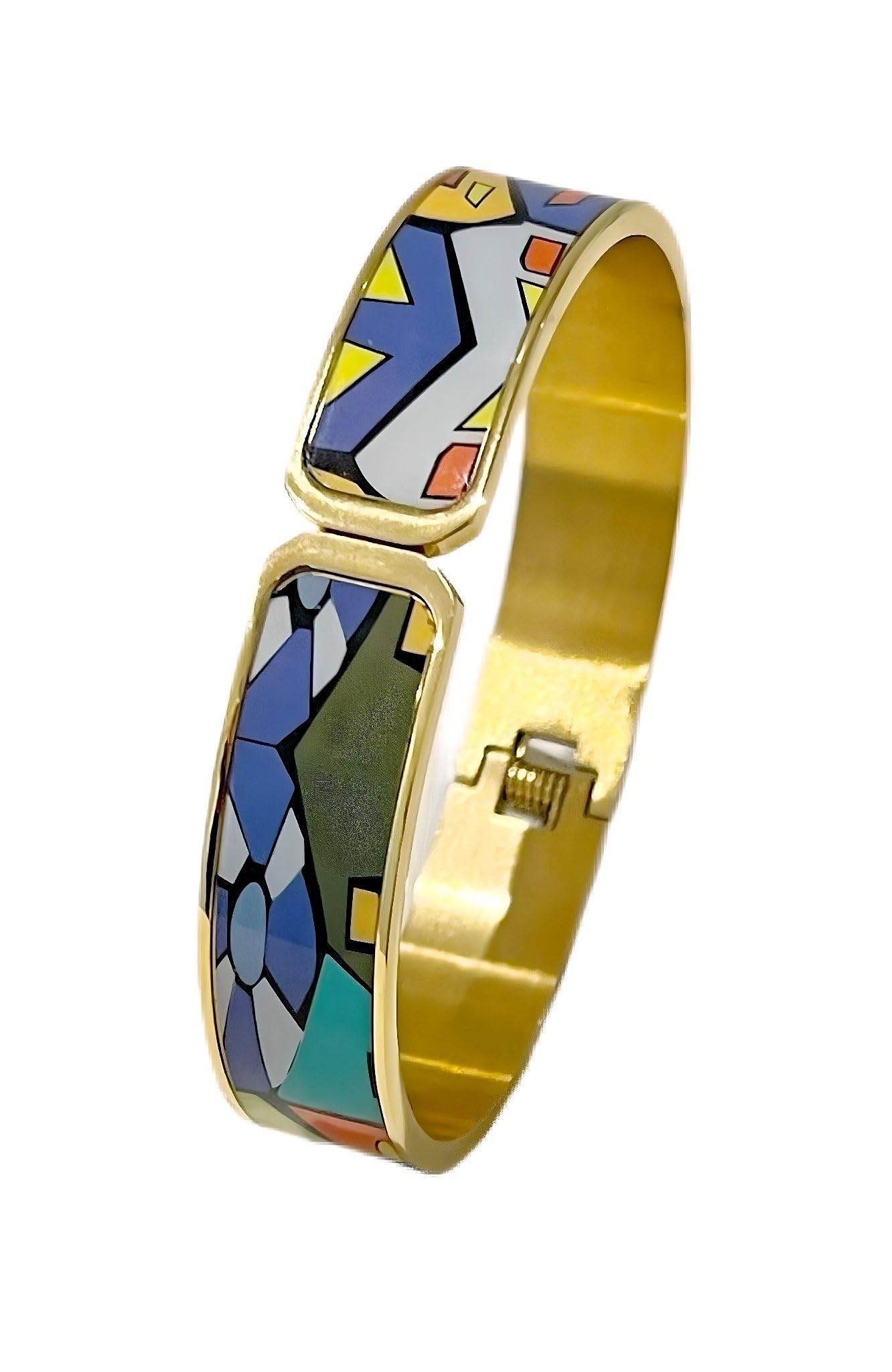 Laurier's Enamel Bracelets For Women [Paris Art] Packed in a Luxury Jewelry Gift Box for Mother’s Day, Valentines, Anniversary or Birthday to Mom, Wife, Girlfriend, or Daughter