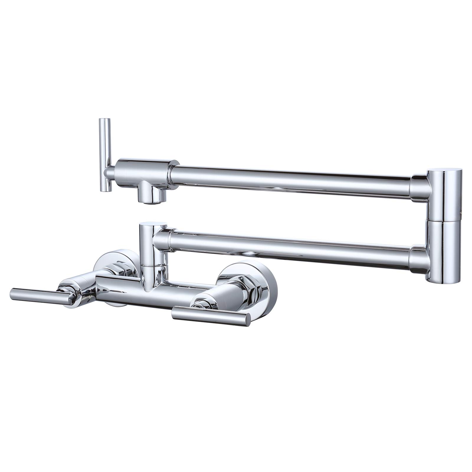 Robinet pliant mural eau chaude froide pour optimiser l'espace cuisson