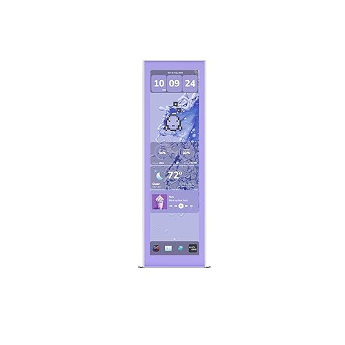 Hyte Y70 Touch Infinite Display Upgrade Screen Kit for PC Case - 14.9" IPS Display - 2.5K Resolution - 60Hz - 10-Point Touch - Taro Milk (Purple) - Purple