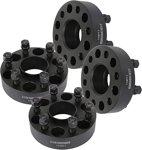 GDSMOTU 4 espaciadores de rueda de 6 x 120 pulgadas, adaptadores de rueda concentrados de 1.5 pulgadas, 2.634in, para espaciadores de coche de