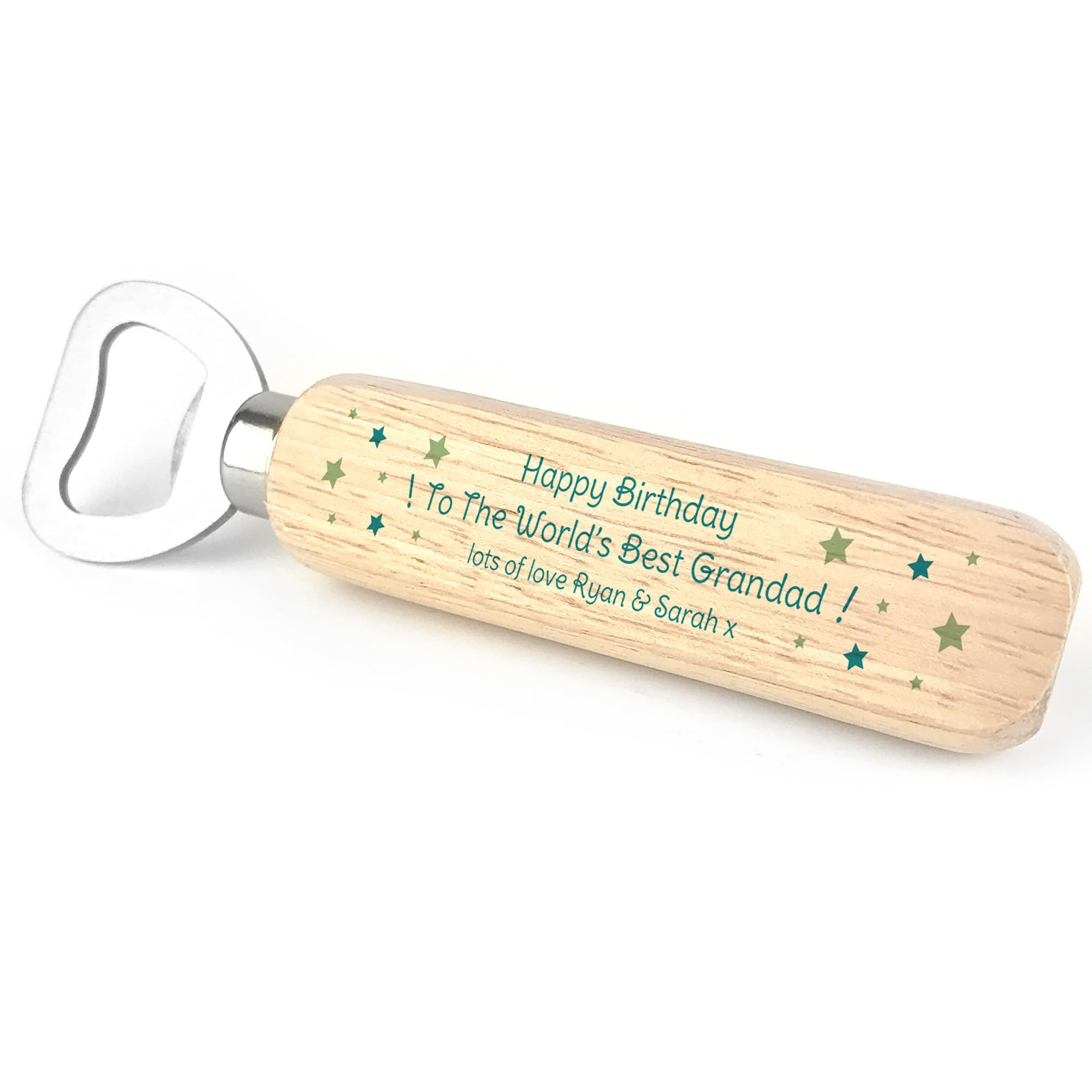 Red Ocean Bottle Opener Personalised Grandad Gift for Him Novelty Birthday Gift for Grandad