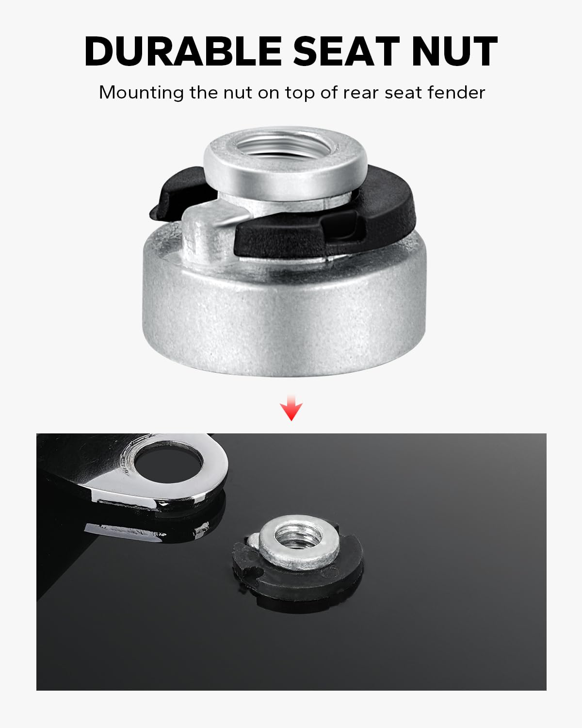 Amazon.com: Amazicha Black Seat Quick Stainless Steel Mount