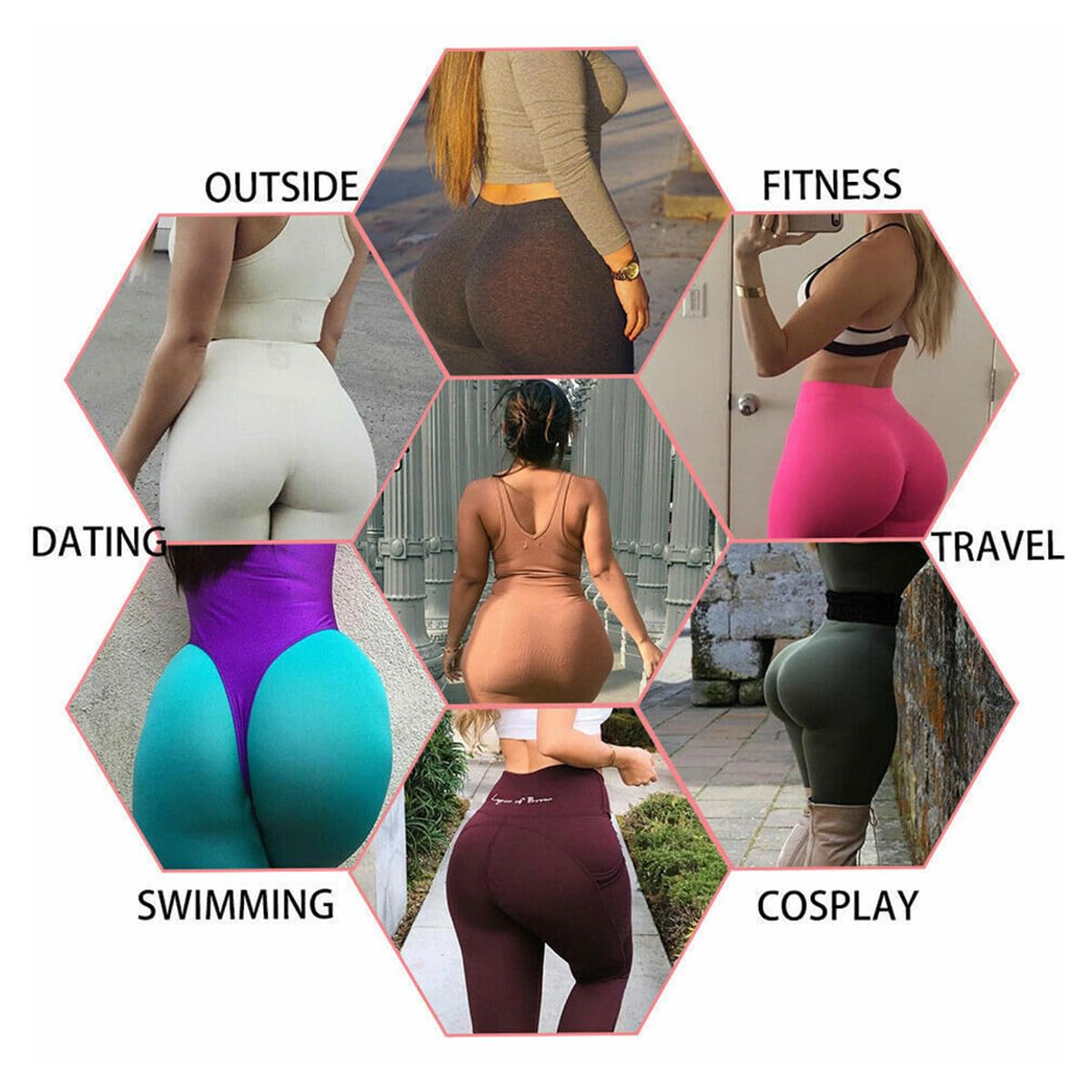 Mutande in silicone ad alta elasticità, per fianchi e glutei, modellanti per il corpo, abbigliamento da travestitismo da uomo a donna per cosplay transgender
