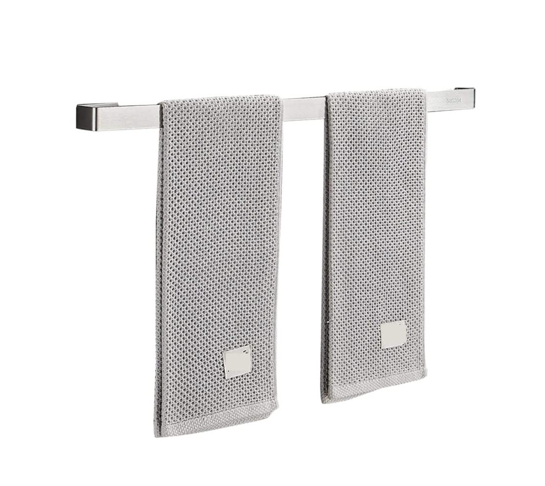 Towel Rail Bathroom Accessory Towel Rail Rack Wall-Mounted Bar Single Rails Holder For Kitchen Office Bathroom Accessories(40Cm)