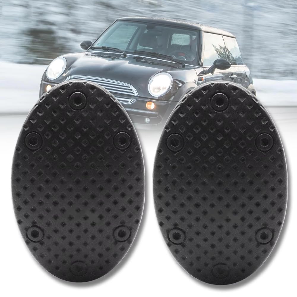 Couvre-pédales de Frein et d'embrayage en Caoutchouc pour Mini Cooper One S R50 R53 R55 R56 R60 F55 F56 F54 - OE 35216765620 6765620, antidérapants, Installation sans Outil.